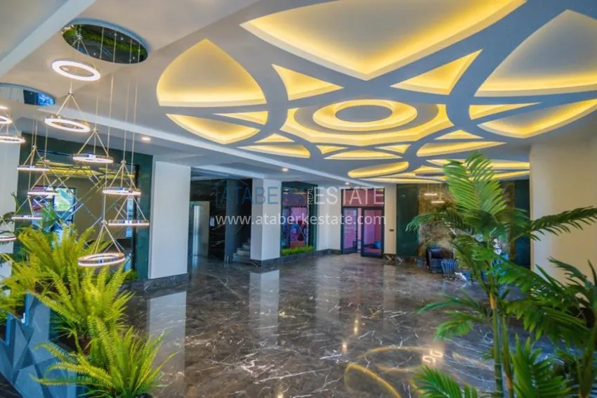 4+1 apartment with designer interiors and views — Alanya, Mahmutlar district 9 