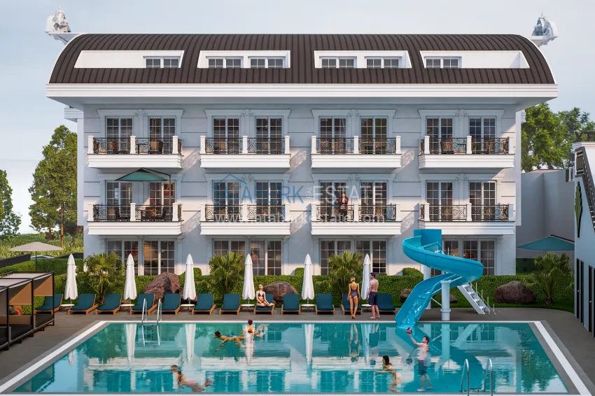 A new architectural masterpiece on the coast of Alanya, Turkler district — an investment project with villas and apartments 12 