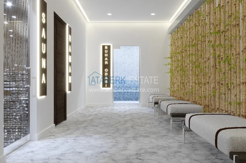 A new architectural masterpiece on the coast of Alanya, Turkler district — an investment project with villas and apartments 31 