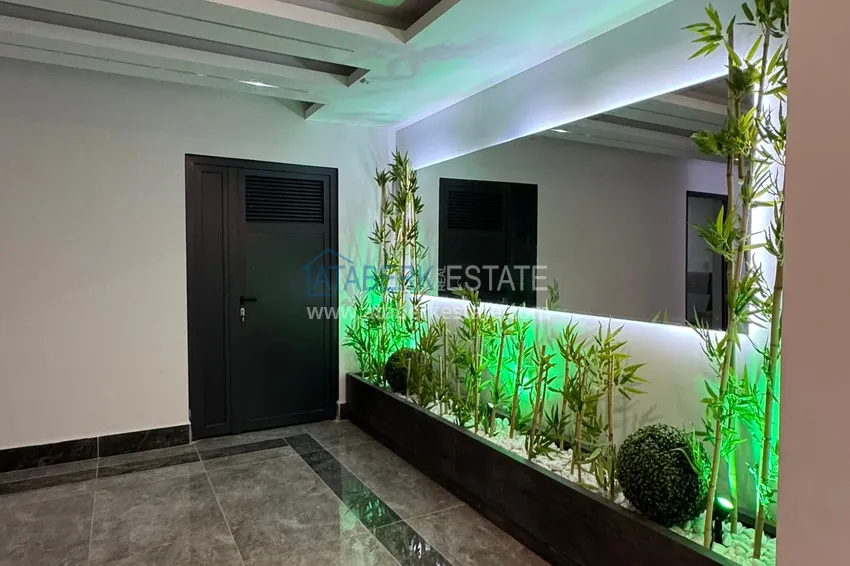 1+1 apartment with new furniture and a glazed balcony in a new building — Alanya, Upper Oba district 12 