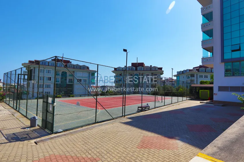 Two-bedroom apartment with furniture and glazed balconies in Alanya, Cikcilli district - suitable for a residence permit 11 
