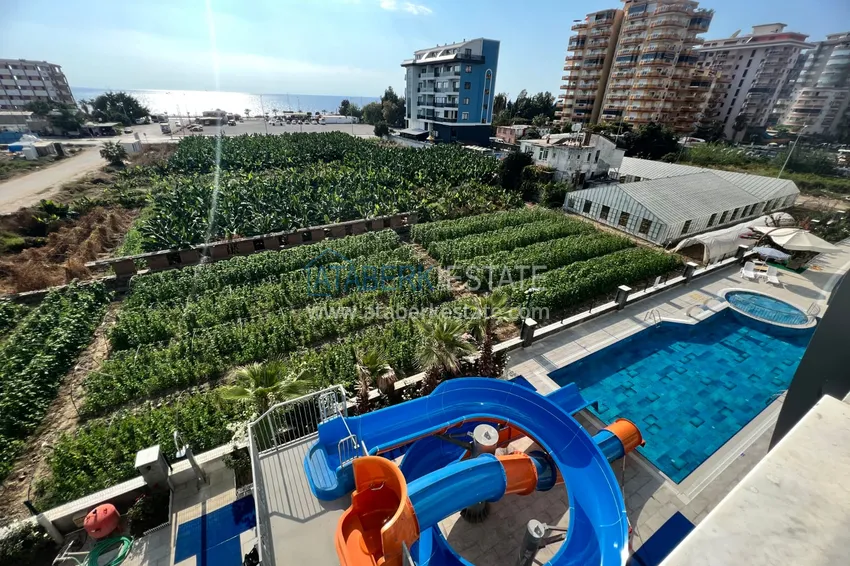 2+1 apartment in a new residential complex with a private beach. Kargicak District, Alanya 11 