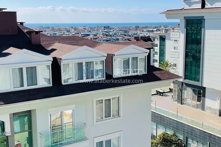 Purchase Turnkey penthouse in Alanya — 1+1, 80 m2 with a glazed balcony in a premium residence, Oba district 11 