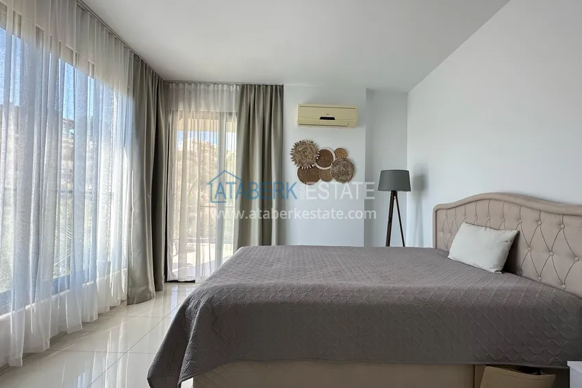 Purchase  3+1 linear apartment with furniture in an elite residence — Alanya, Kestel district  16 
