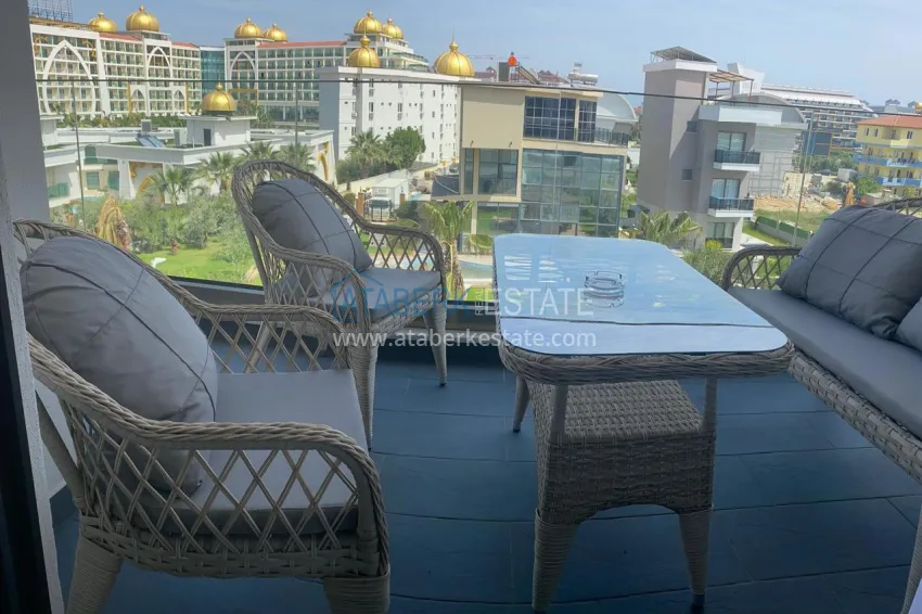 Purchase 1+1 apartment for rent in the five-star Turkler resort, Alanya (no pets) E62 13