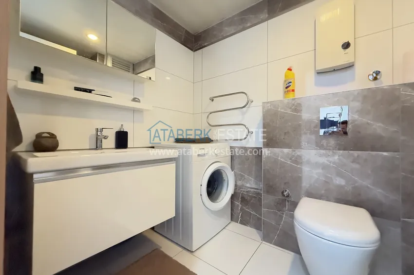 Purchase  Furnished 1+1 apartment in a hotel-format complex, Cikcilli district - suitable for a residence permit 12 