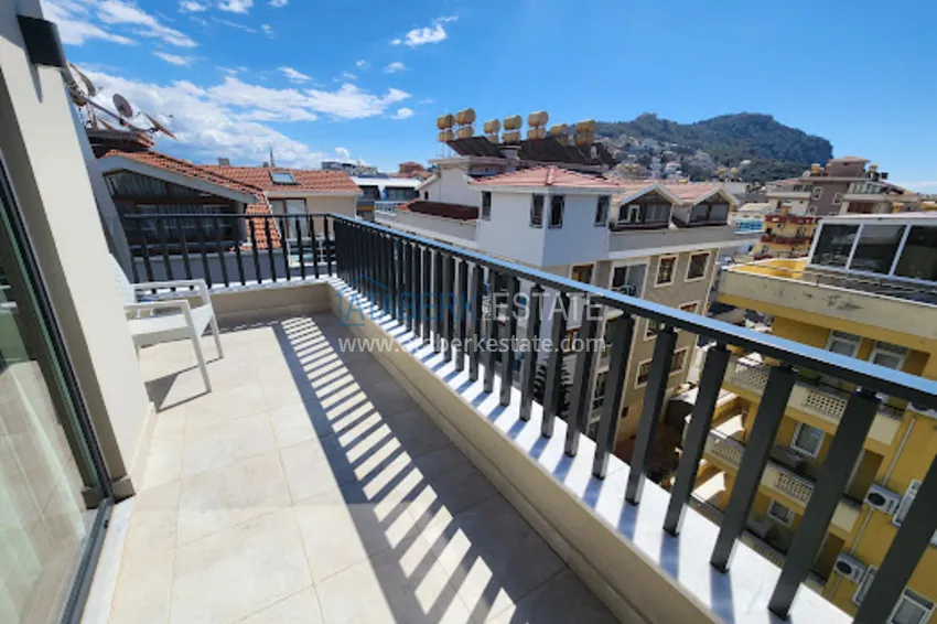 Purchase  Furnished duplex penthouse just 200 meters from Cleopatra Beach — Alanya Center 13 