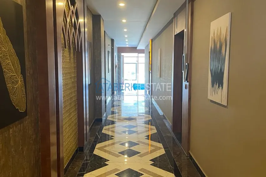 Furnished 2+1 penthouse with sea view - Alanya, Kestel, first coastline 13 