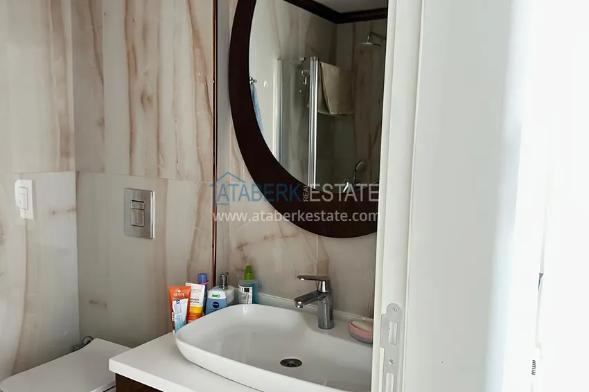 Purchase  Furnished 2+1 penthouse with sea view - Alanya, Kestel, first coastline 13 