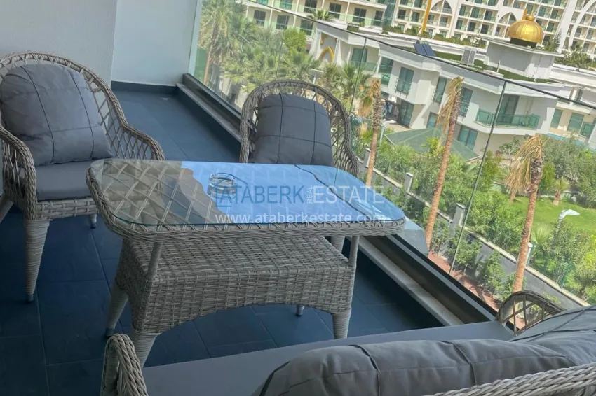 Purchase 1+1 apartment for rent in the five-star Turkler resort, Alanya (no pets) E62 14