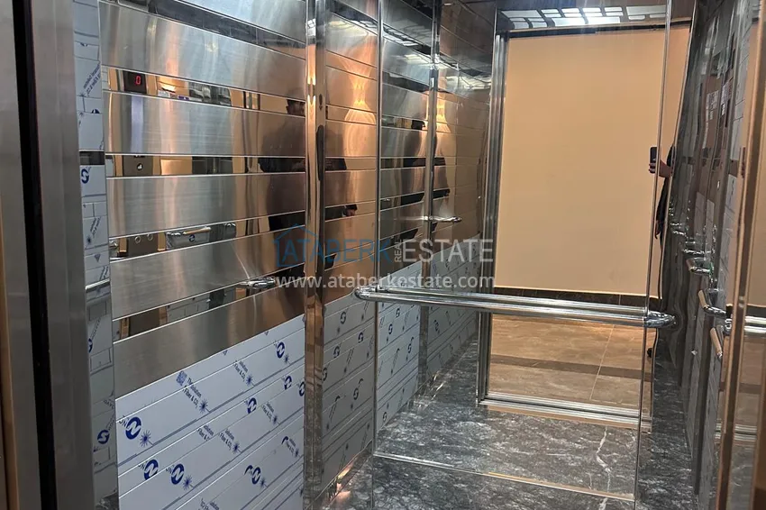 1+1 apartment with new furniture and a glazed balcony in a new building — Alanya, Upper Oba district 14 