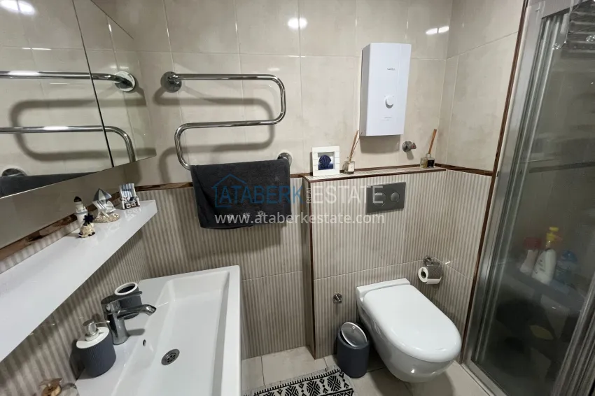 Purchase Furnished 1+1 apartment in a luxury residential complex — Alanya, Oba district 13 