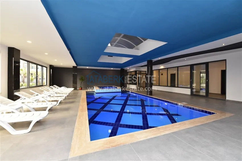 Furnished 2+1 garden duplexes in a complex with infrastructure, Kargicak 14 