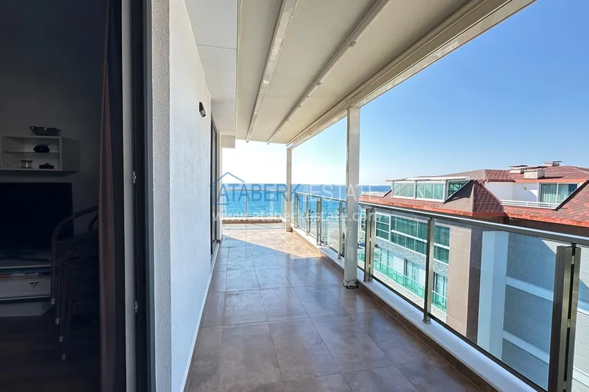 Purchase  Furnished 2+1 penthouse with sea view - Alanya, Kestel, first coastline 14 