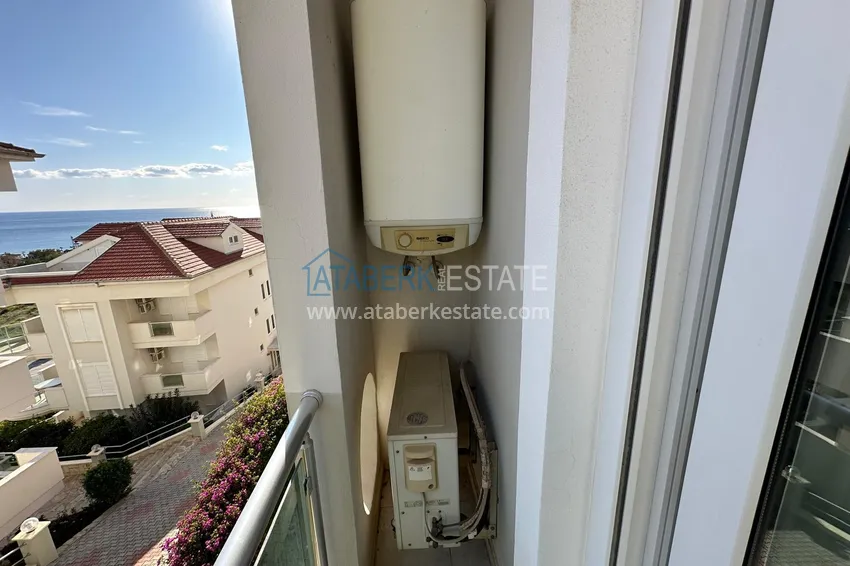 Purchase  Furnished 2+1 apartment with sea view, suitable for a residence permit - Alanya center, Cleopatra beach area 15 