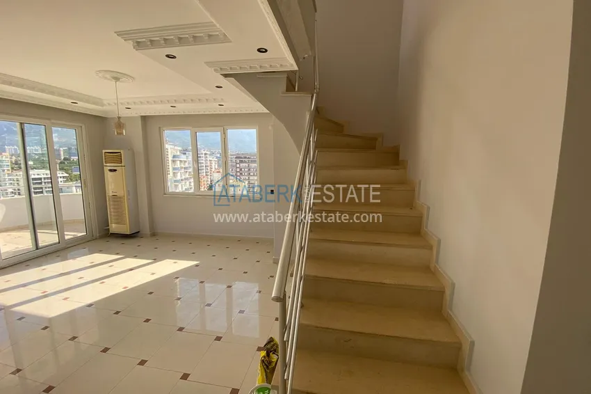 Purchase  Spacious penthouse duplex 3+1 with panoramic sea and mountain views — Mahmutlar, Alanya 14 