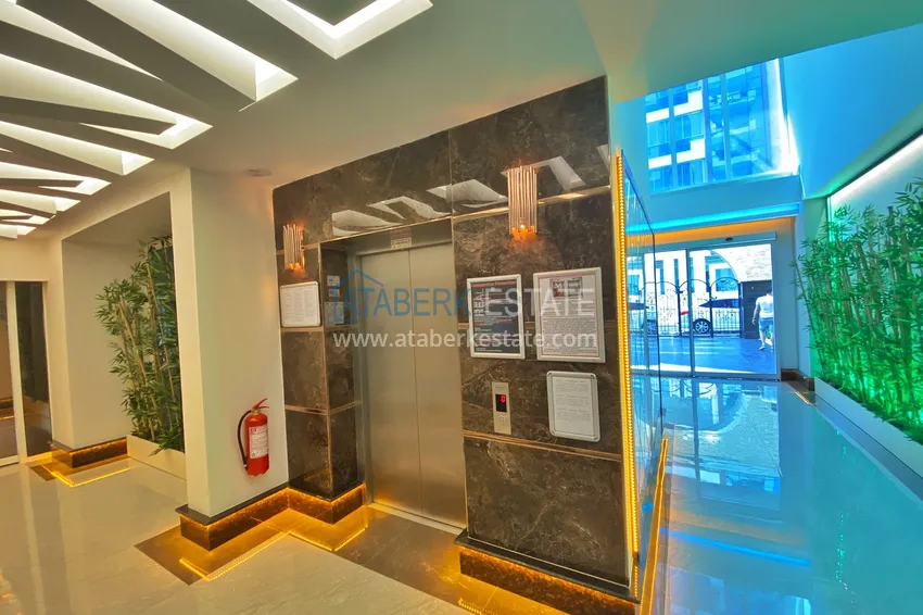 Turnkey apartments in a prestigious complex by the sea — Alanya, Mahmutlar district 14 