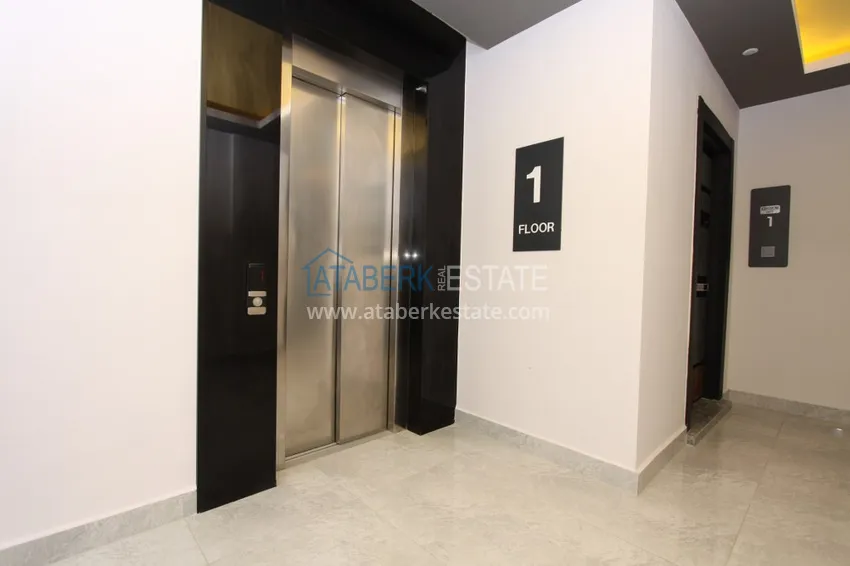 Cozy one bedroom apartment with furniture in a boutique complex — Alanya city center 14 