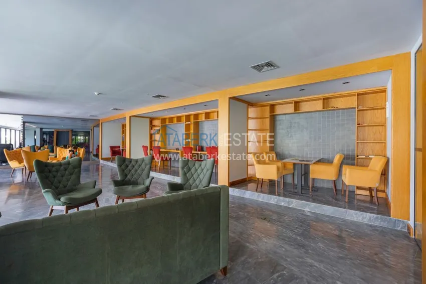 3+1 linear apartment with furniture in an elite residence — Alanya, Kestel district  14 