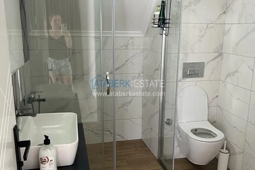 Purchase  Duplex penthouse with furniture and views in Oba, Alanya 15 