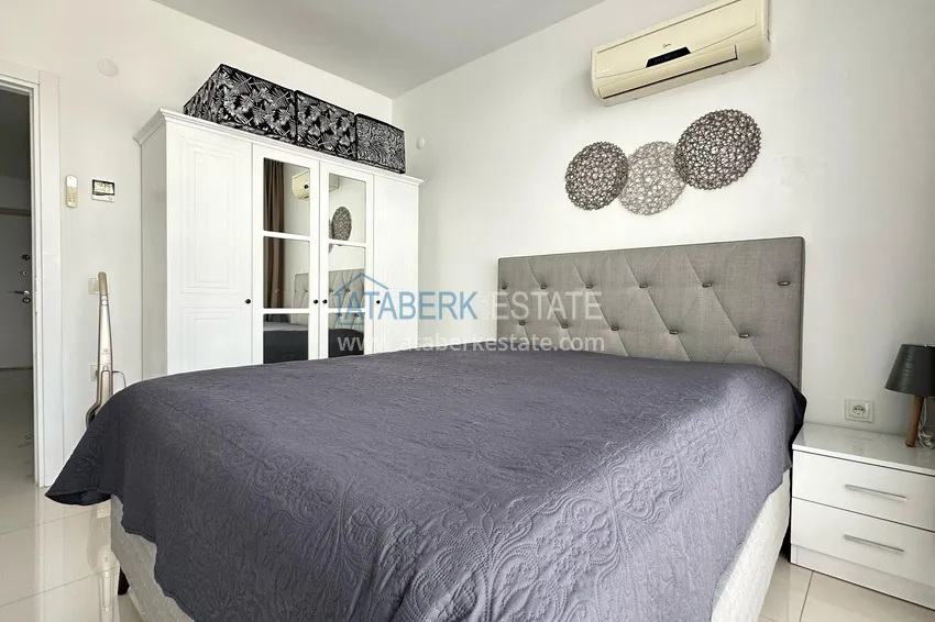 Purchase  3+1 linear apartment with furniture in an elite residence — Alanya, Kestel district  18 
