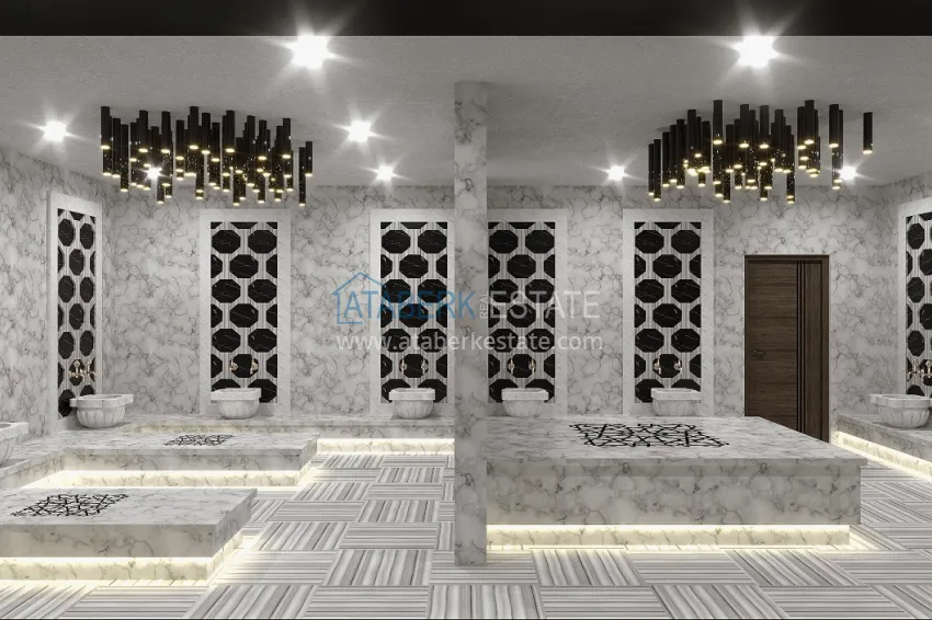 A new architectural masterpiece on the coast of Alanya, Turkler district — an investment project with villas and apartments 34 