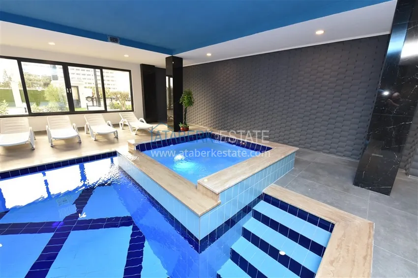 Furnished 2+1 garden duplexes in a complex with infrastructure, Kargicak 15 