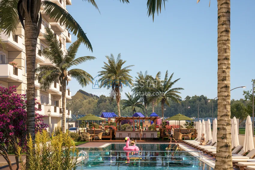 Investment project with guaranteed rent in Payallar, Alanya — apartments with the possibility of obtaining a residence permit and citizenship 17 