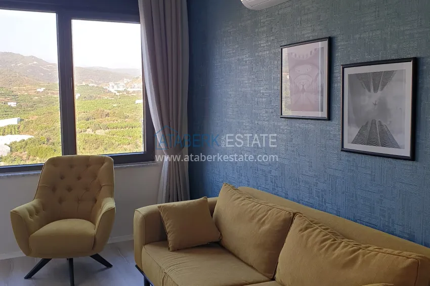 Purchase 4+1 apartment with designer interiors and views — Alanya, Mahmutlar district 18 