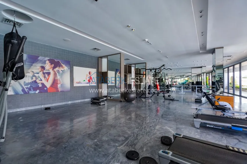 3+1 linear apartment with furniture in an elite residence — Alanya, Kestel district  16 