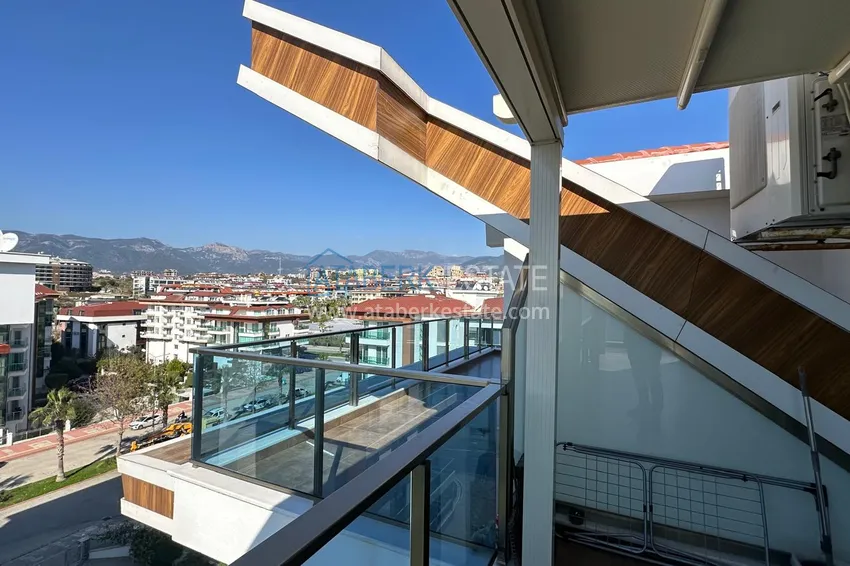 Purchase  Furnished 2+1 penthouse with sea view - Alanya, Kestel, first coastline 17 