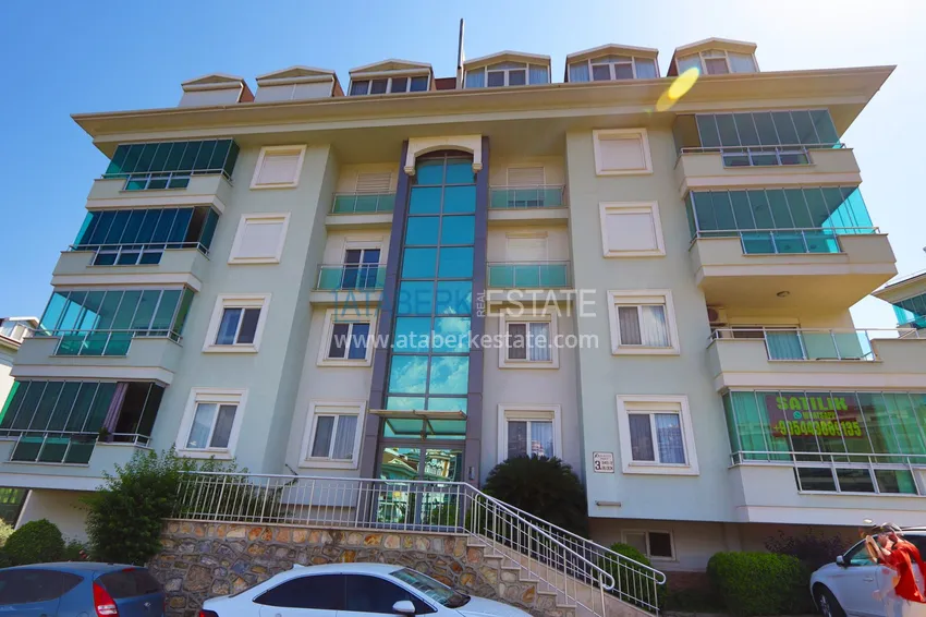 Two-bedroom apartment with furniture and glazed balconies in Alanya, Cikcilli district - suitable for a residence permit 17 