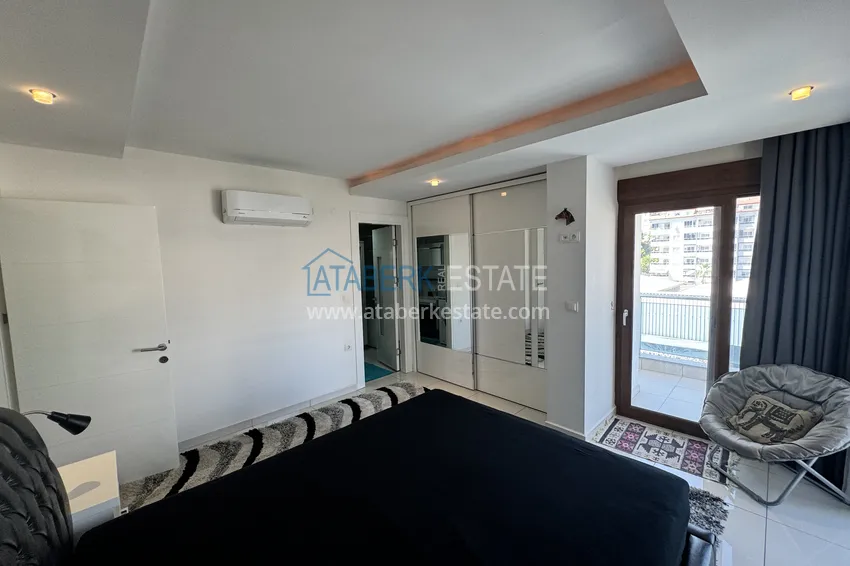 Purchase Furnished 2+1 apartment in a prestigious complex in Alanya, Cikcilli — suitable for a residence permit 20 