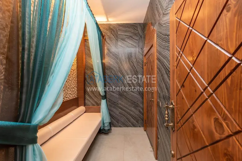 Furnished 2+1 penthouse with sea view - Alanya, Kestel, first coastline 18 