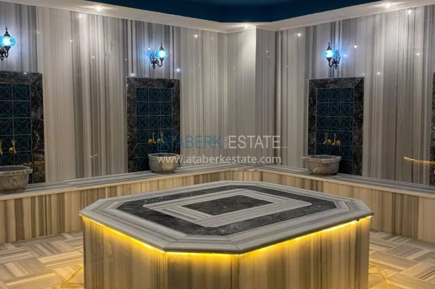 Garden duplex with a modern interior in a complex with infrastructure - Kargicak, Alanya 18 