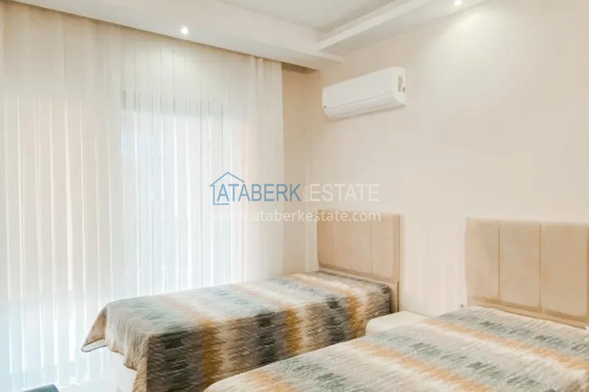 Purchase Garden duplex with a modern interior in a complex with infrastructure - Kargicak, Alanya 18 