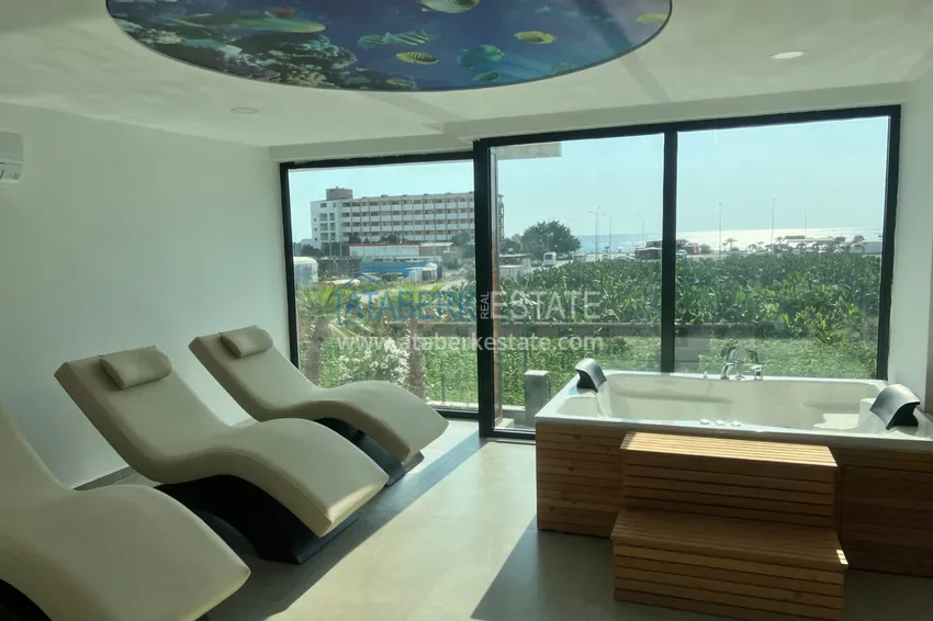 2+1 apartment in a new residential complex with a private beach. Kargicak District, Alanya 18 