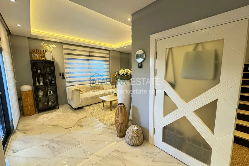 Purchase  Garden duplex in Alanya — Oba district, with furniture, private area and swimming pool 19 