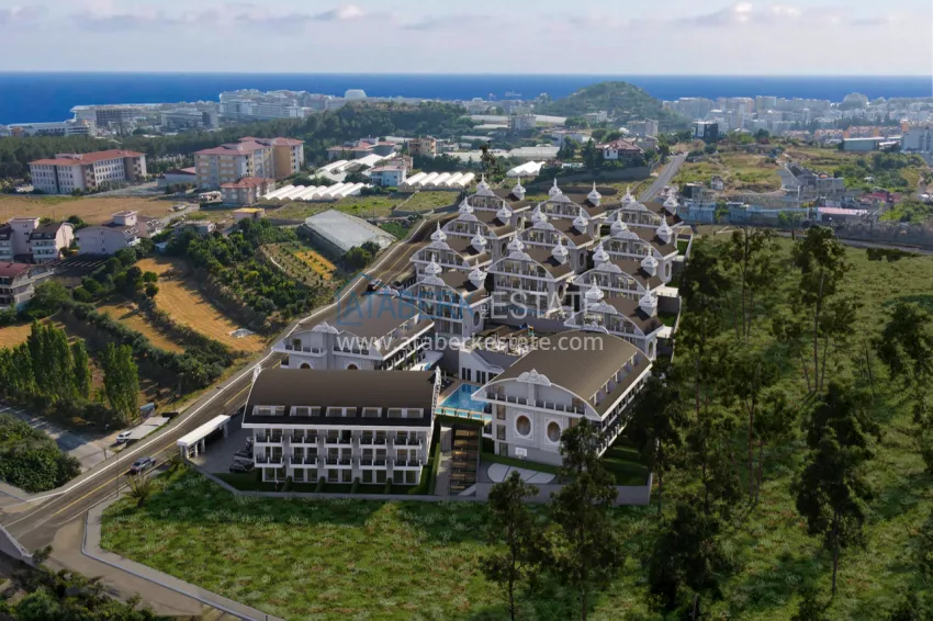 A new architectural masterpiece on the coast of Alanya, Turkler district — an investment project with villas and apartments 1 