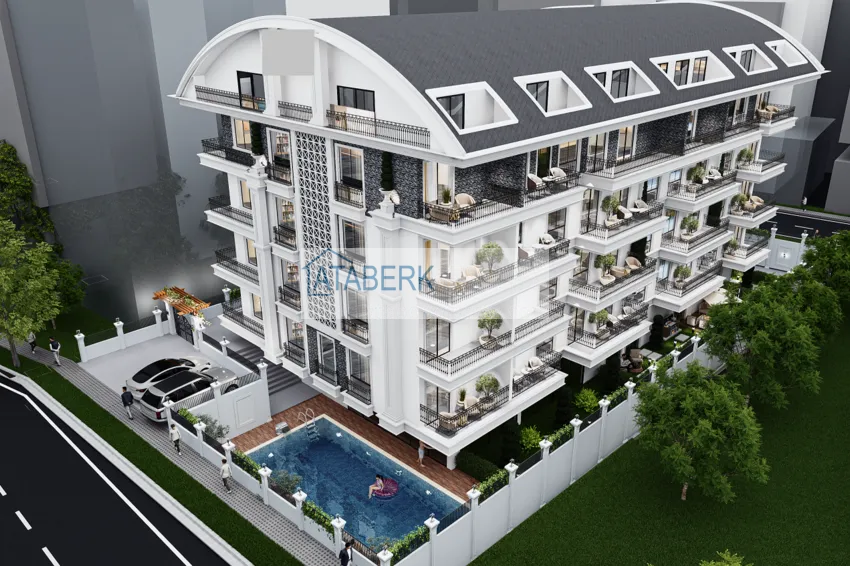 Investing in the center of Alanya: a profitable residence project 250 meters from Cleopatra Beach 3 