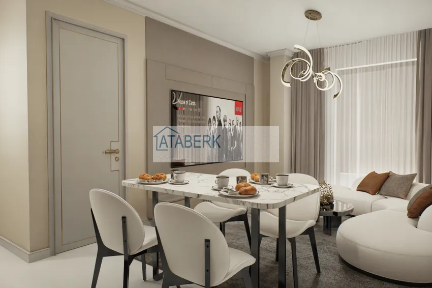 Purchase  Investing in the center of Alanya: a profitable residence project 250 meters from Cleopatra Beach 1 