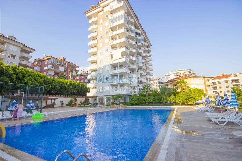 2+1 apartment with furniture and glazed balconies — Alanya, Cikcilli district. Suitable for a residence permit 3