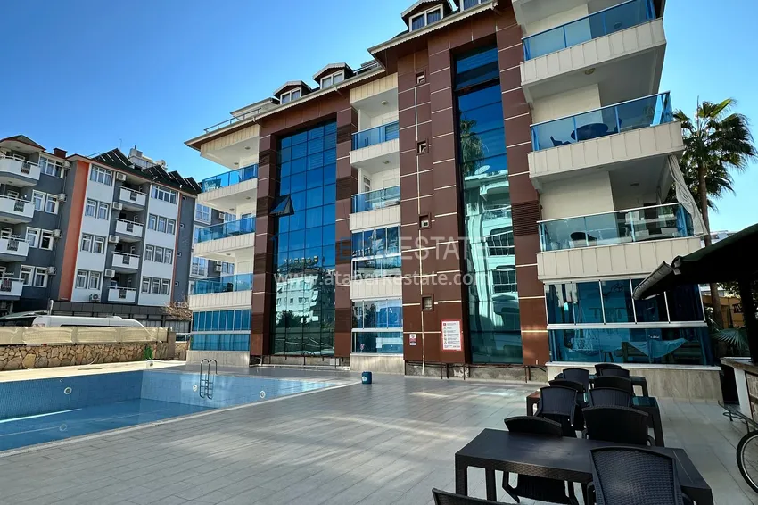 Furnished duplex penthouse in the center of Alanya — Cleopatra beach area  1 