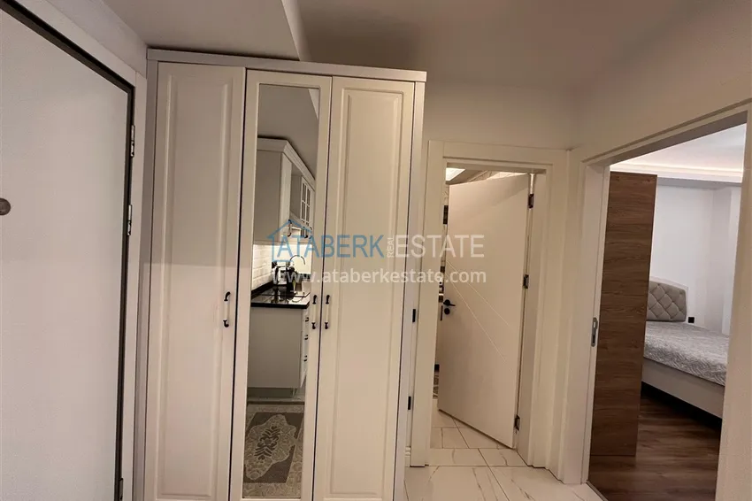 Purchase  Apartment 1+1 in the center of Alanya with furniture - Cleopatra beach area 1 