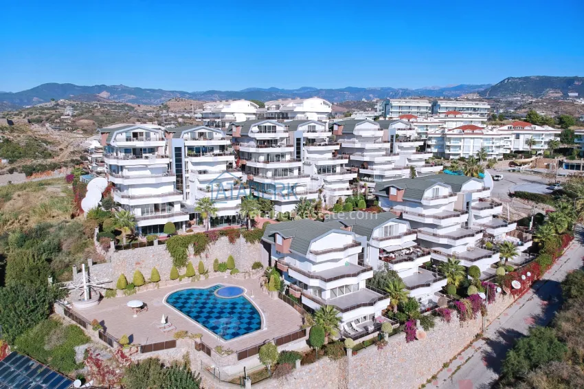 Panoramic penthouse duplex 4+1 with installments - Alanya, Konakli district. Suitable for a residence permit 1 