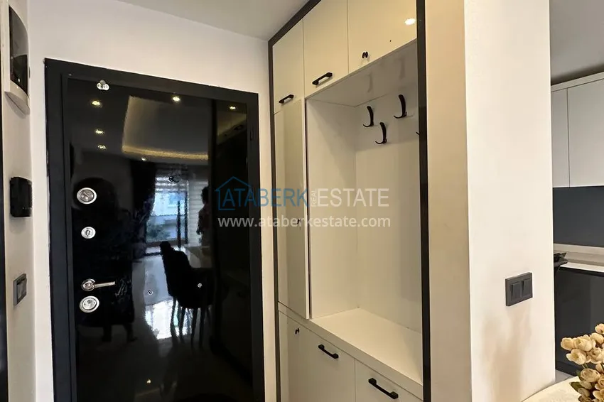 Purchase  Cozy one bedroom apartment with furniture in a boutique complex — Alanya city center 2 