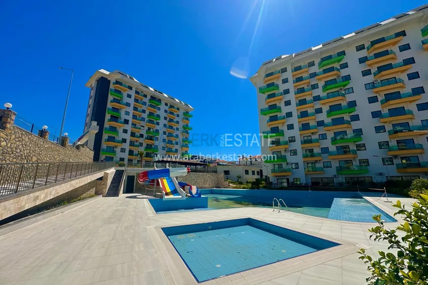 Hot offer, real estate with sea view — one bedroom apartment in Avsallar! 1