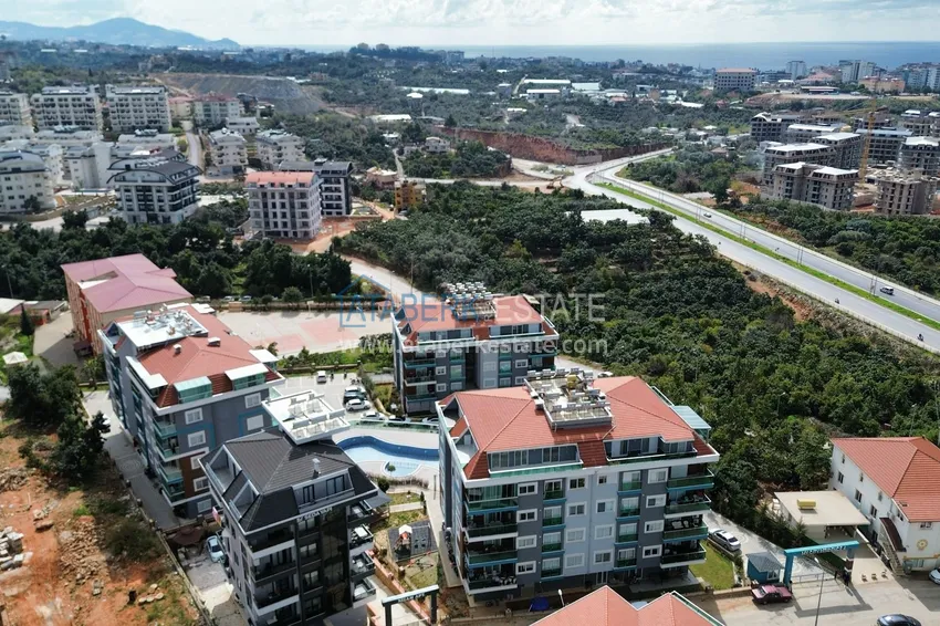 Furnished apartment in a comfort segment residence — Alanya, Oba district 1 