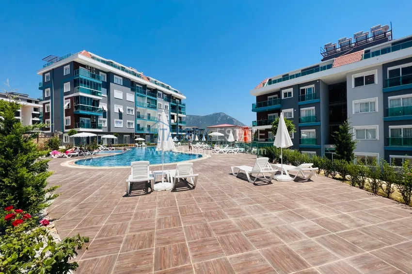 Furnished apartment in a comfort segment residence — Alanya, Oba district 6 