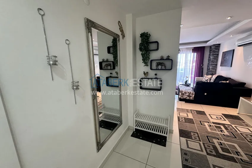 Purchase Furnished 2+1 apartment in a prestigious complex in Alanya, Cikcilli — suitable for a residence permit 3 